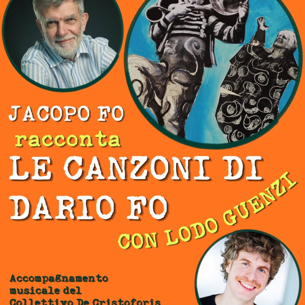 31 Luglio – Le canzoni di Dario Fo con Jacopo Fo e Lodo Guenzi a&nbsp;Roma